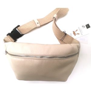 MARSUPIO PELLE 00732 BEIGE