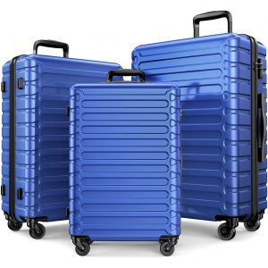 SET TROLLEY ABS+PC TSA HT-012/3 AZZURRO