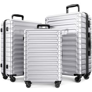 SET TROLLEY ABS+PC TSA HT-012/3 ARGENTO
