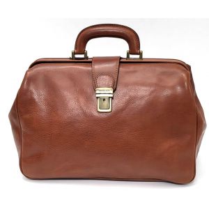 BORSA PELLE MEDICO 0203 MARRONE