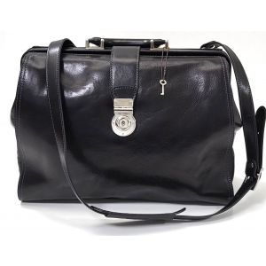 BORSA PELLE MEDICO 0207 NERO