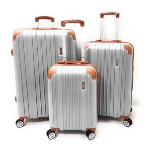 SET TROLLEY ABS+PC HT-033/3 ARGENTO