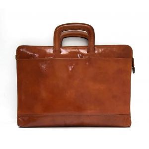 CARTELLA PELLE 0507 MARRONE