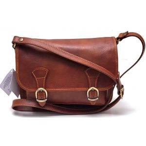 BORSA PELLE 0588F MARRONE