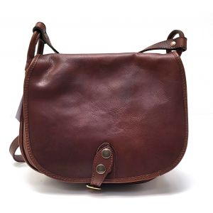 BORSA PELLE 0589OP MARRONE