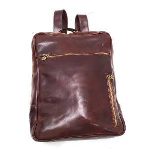 ZAINO PELLE 0605 MARRONE