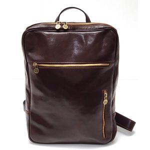 ZAINO PELLE 0605 T.MORO