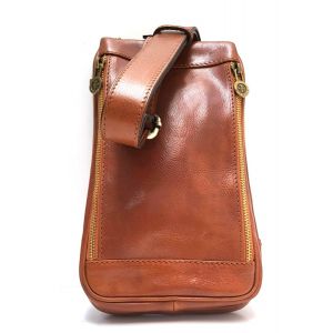 MARSUPIO PELLE SPALLA 0608 CUOIO 