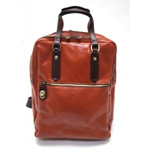 ZAINO PELLE 0616 ARANCIO
