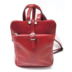 ZAINO PELLE 0622 BORDO