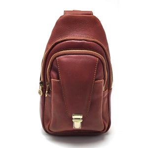 MONOSPALLA PELLE 0628 MARRONE