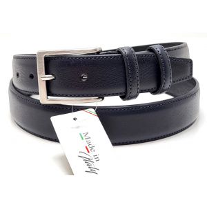 CINTURA PELLE 10018 BLU