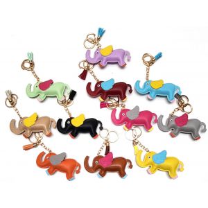 PORTACHIAVE PELLE 10020 ELEFANTE