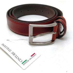 CINTURA PELLE 10036 035 VITELLO CUOIO