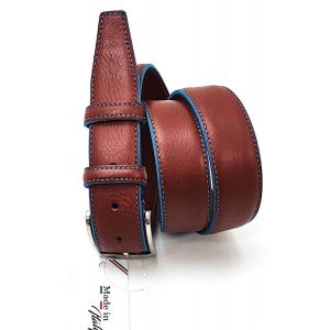 CINTURA PELLE PIQ 10091 MARRONE