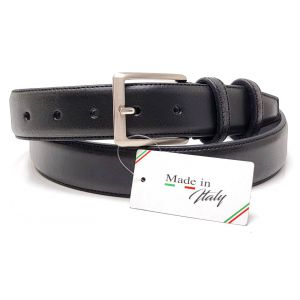 CINTURA PELLE/PELLE 10093 NERO