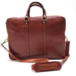 CARTELLA PELLE 10095 MARRONE