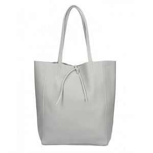 BORSA PELLE 10207 GRIGIO