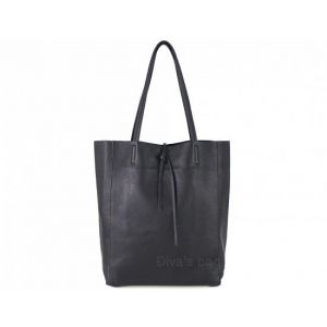 BORSA PELLE 10207 NERO