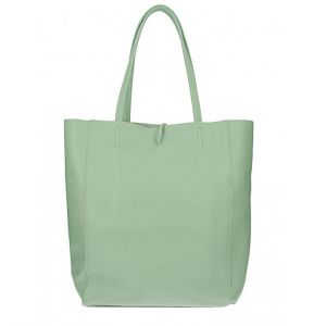 BORSA PELLE 10207 VERDE ACQUA