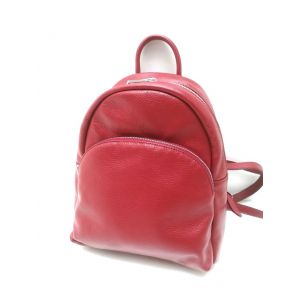 ZAINO PELLE 32022 10448 BORDO