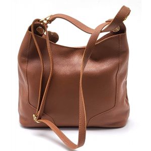 BORSA PELLE 10476 CUOIO