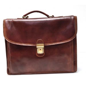 CARTELLA PELLE 1050 MARRONE