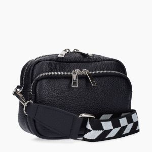 TRACOLLINA PELLE 10528 NERO