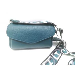 BORSETTA PELLE TRACOLLA 10581 VERDE