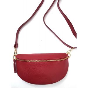 MARSUPIO PELLE 10622 ROSSO