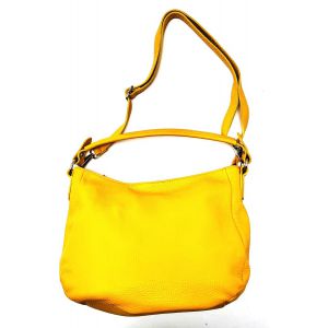 BORSA PELLE 10632 GIALLO