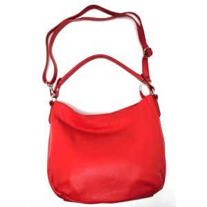 BORSA PELLE 10632 ROSSO