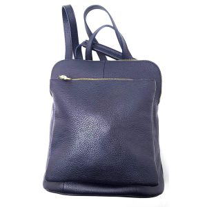 ZAINO PELLE 10647 BLU