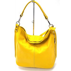 SACCA PELLE 10652 GIALLO