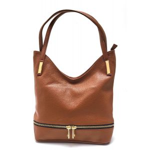 BORSA PELLE 10695 CUOIO