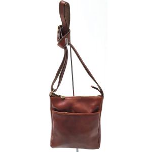 TRACOLLA PELLE 10707 MARRONE