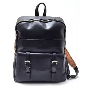 ZAINO PELLE 10713 NERO