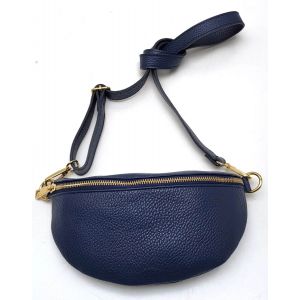 MARSUPIO PELLE 10764 BLU