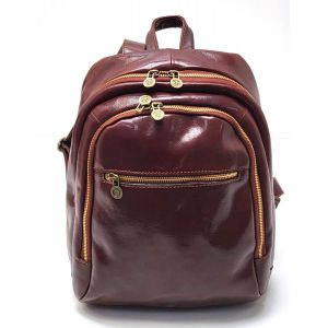 ZAINO PELLE 10817 MARRONE