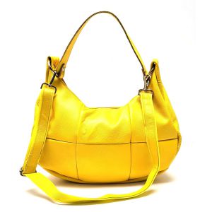 BORSA PELLE 10860 GIALLO