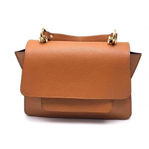 BORSA PELLE 10996 CUOIO