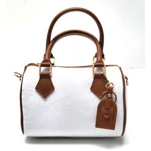 BORSETTA PELLE 10999 BIANCO