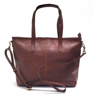 BORSA PELLE 1107 MARRONE