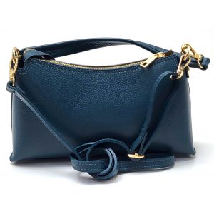 BORSA PELLE 1115 PETROLIO