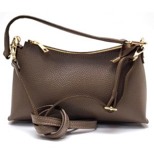BORSA PELLE 1115 TAUPE
