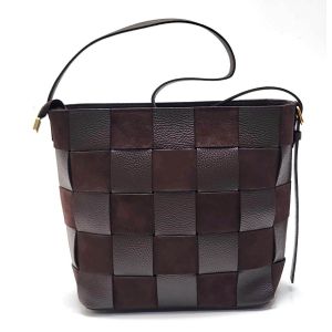 BORSA PELLE CAMOSCIO 111900038 T.MORO