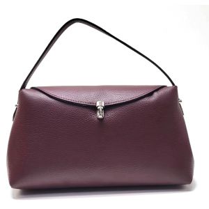 BORSA PELLE 1133 BORDO