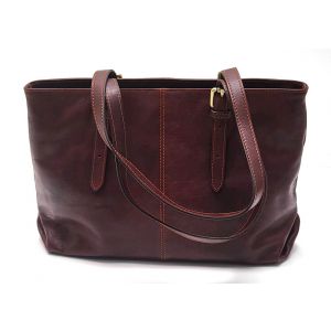 BORSA PELLE 1202 MARRONE