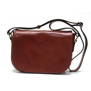 BORSA PELLE 1209 MARRONE