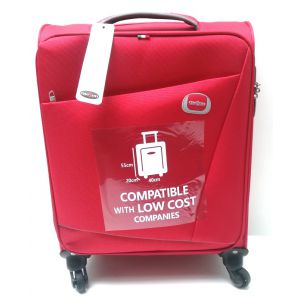 Trolley Tessuto 4 ruote 12412 rosso